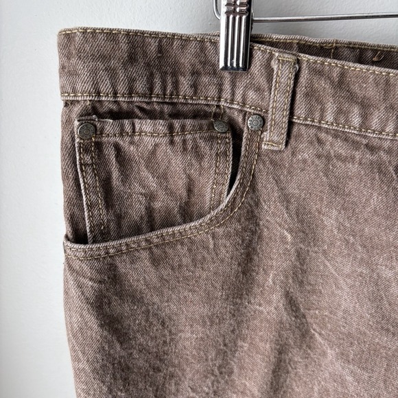 Trust Jeans Mens 42x32 Classic Loose Baggy Fit Wide Leg 90s Skater Grunge Y2K - Picture 8 of 11